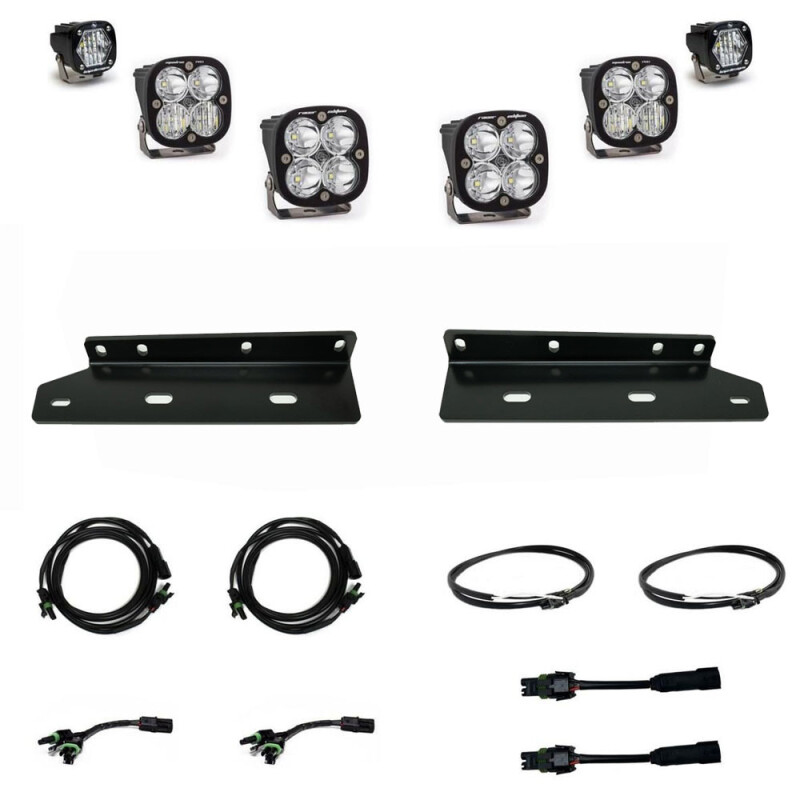 Ford Raptor Fog Light Pocket Kit - Baja Designs - Unlimited - `21-`27